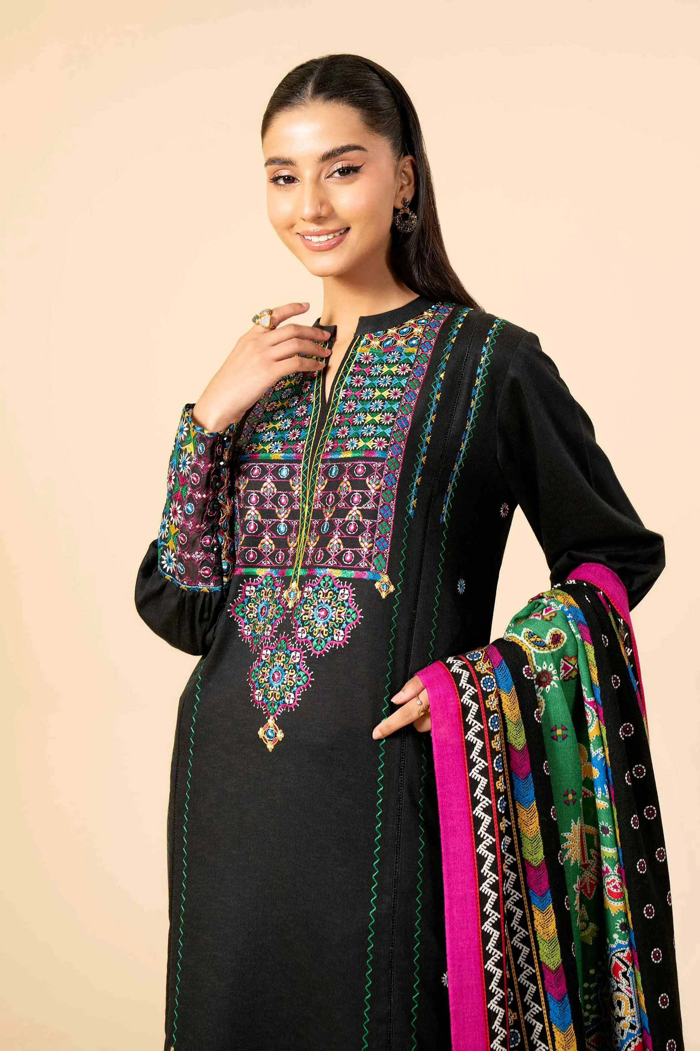 3 Piece - Embroidered Suit - 42404260