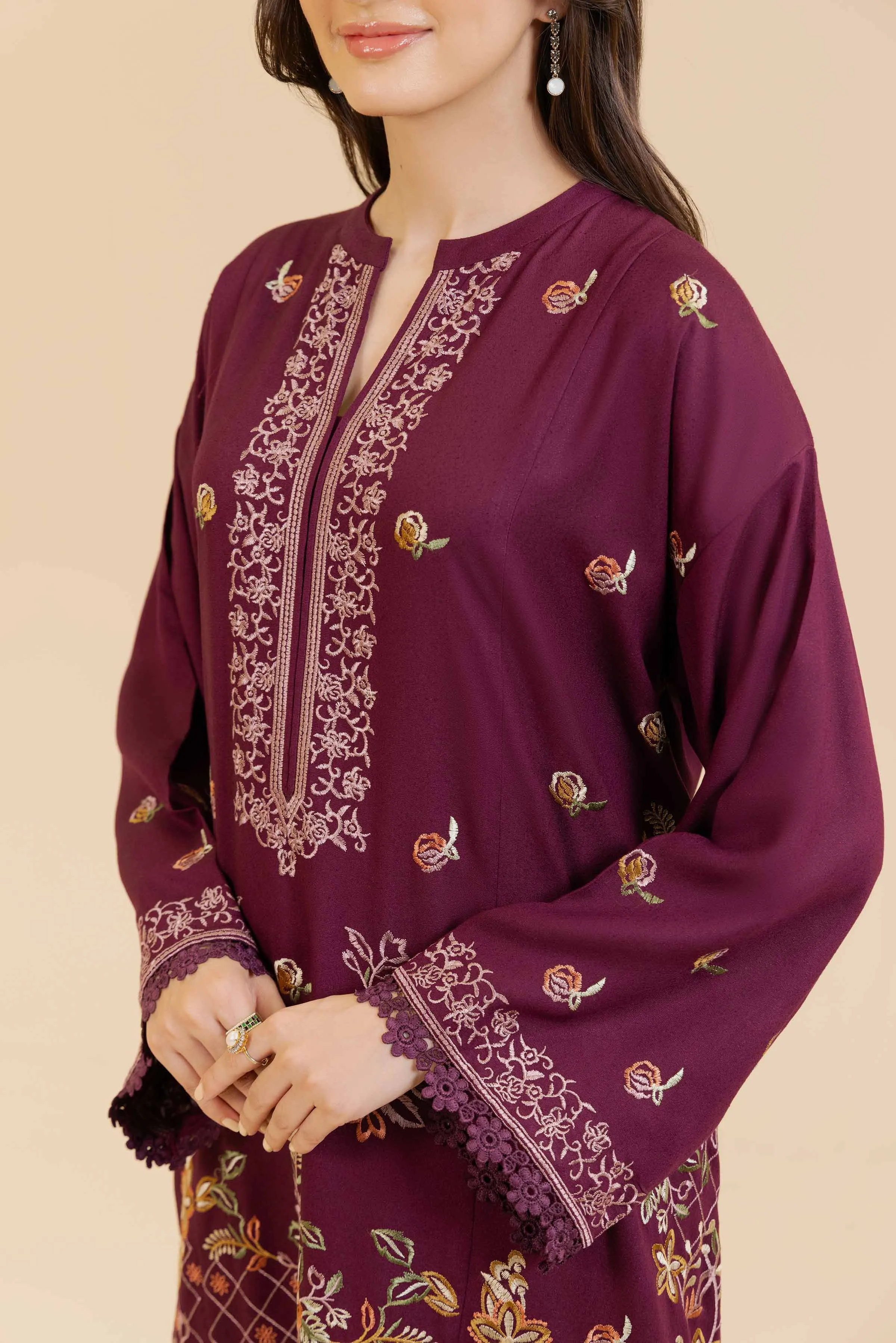 3 Piece - Embroidered Suit - 42405039