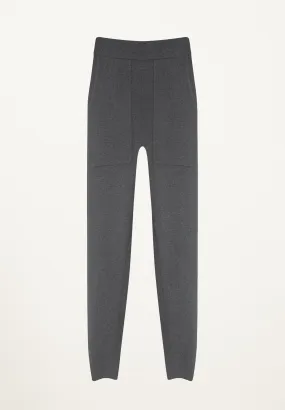 Ava Cashmere Sweatpants in Charcoal