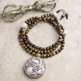 Awakening Tiger Eye Pendant Mala