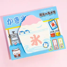 Cat Shop Kakigori Disappearing Memo Pad