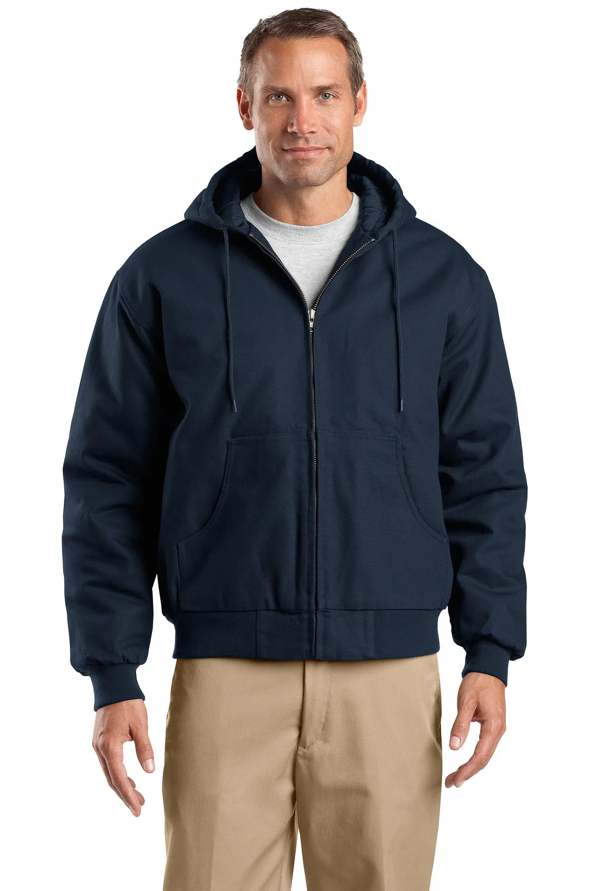 CornerStone Tall Duck Cloth Hooded Work Jacket