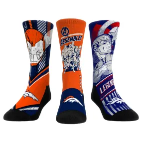 Denver Broncos - Marvel  - 3-Pack