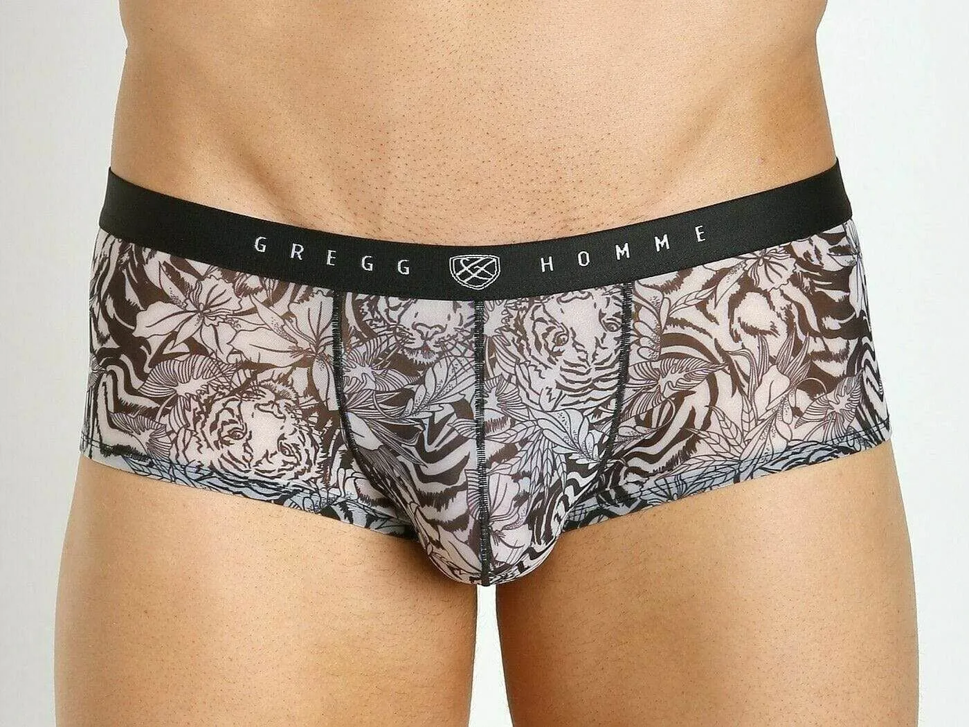 Gregg Homme Boxer Frisky Sheer Boxer Brief Tiger Print 130405 73