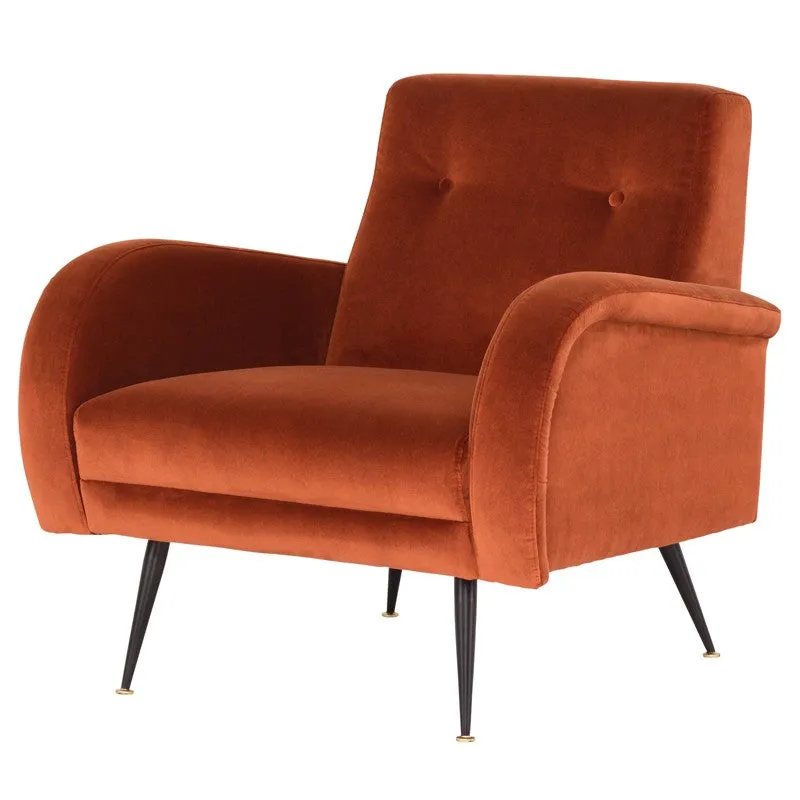 Hugo Occasional Chair - Rust