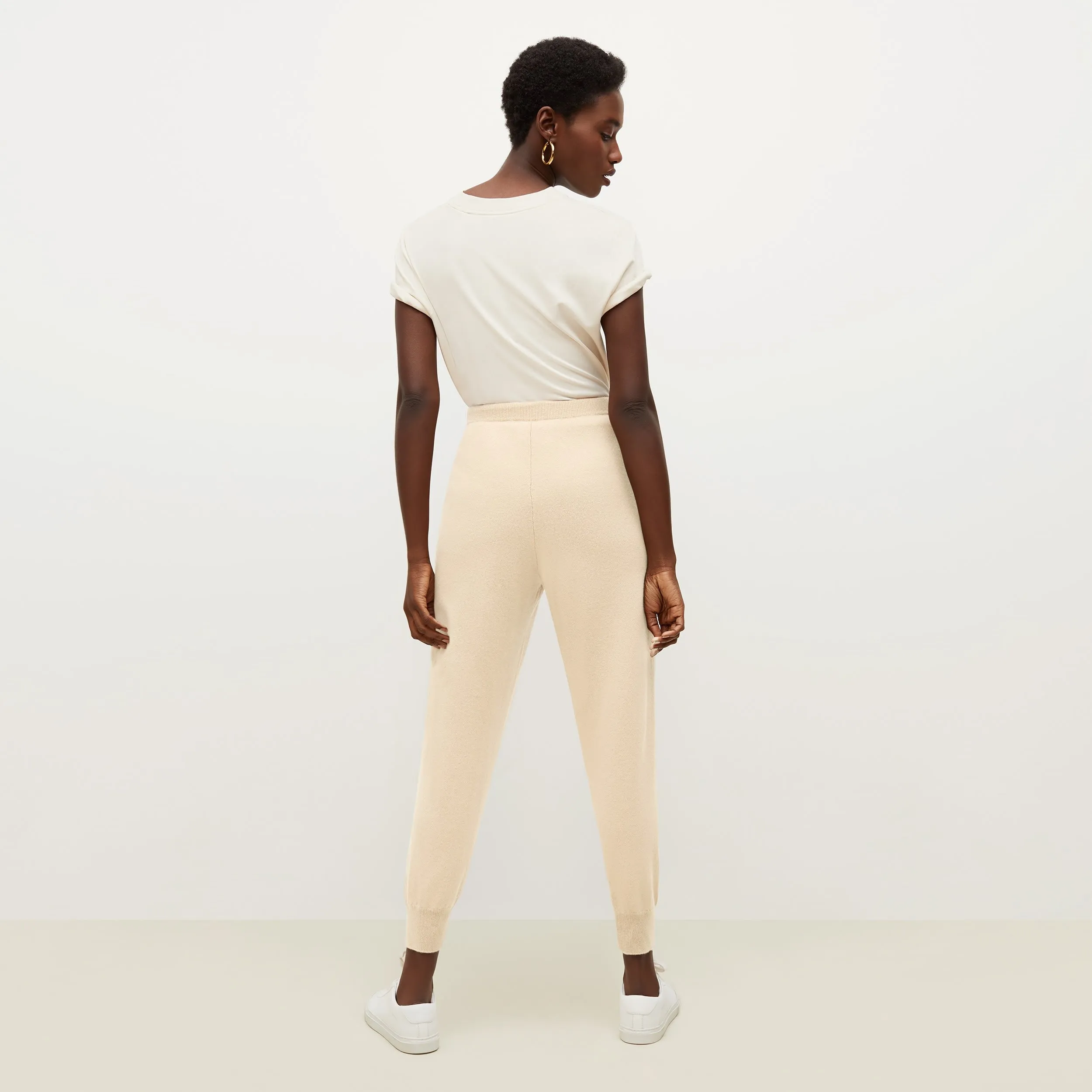 Keely Jogger - Cashmere :: Cream