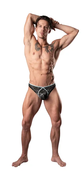 Male Power Marble Mesh Mini Thong