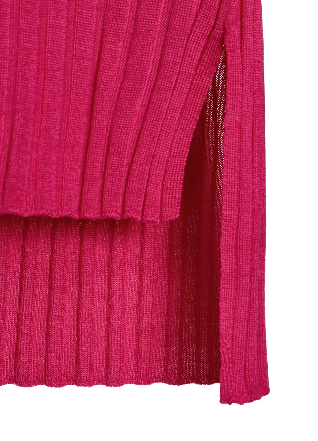 MERINO WOOL RIB CREW NECK KNITWEAR