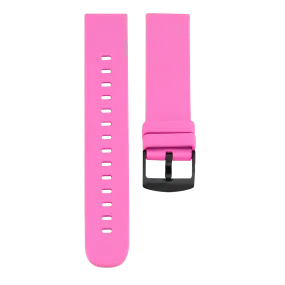 Raspberry pink OOZOO rubber strap with black clasp