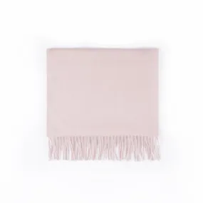 Scarf - 100% Wool Pink Plain