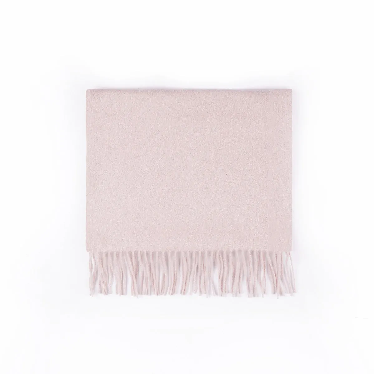 Scarf - 100% Wool Pink Plain