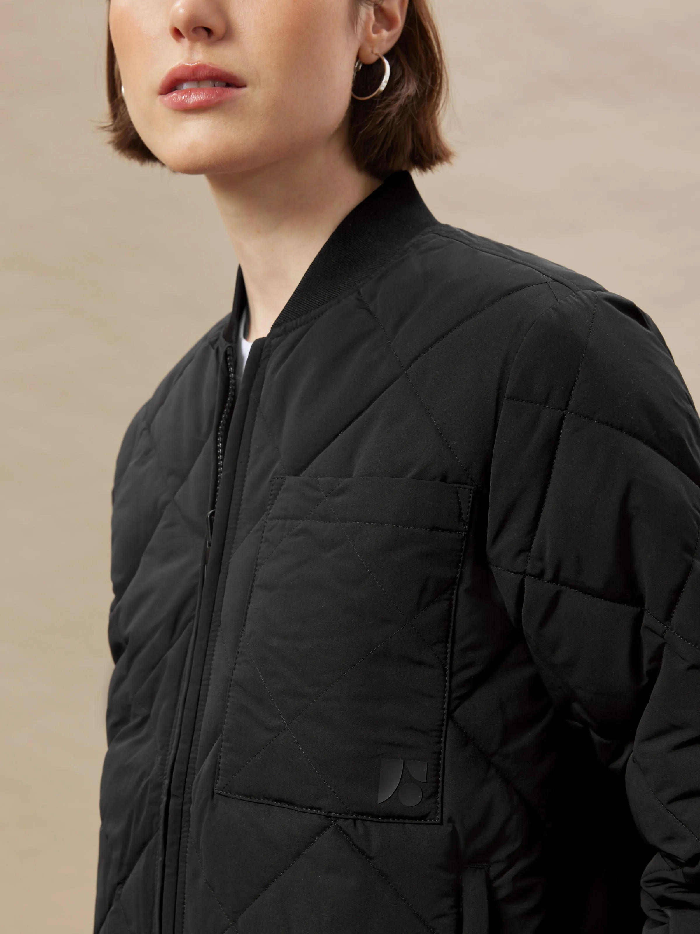 The Skyline Reversible Bomber in Black